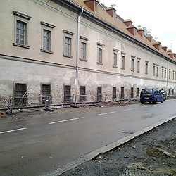 Staroměstská kasárna / Sanace spodního zdiva