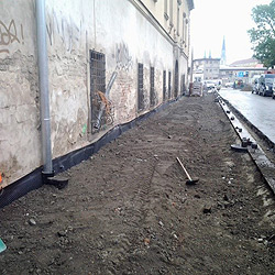 Staroměstská kasárna / Sanace spodního zdiva